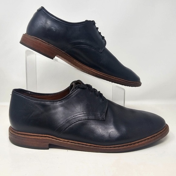 Allen Edmonds Academy 11 D Black Leather Plain Toe Shoes Dress Casual Formal main image 7